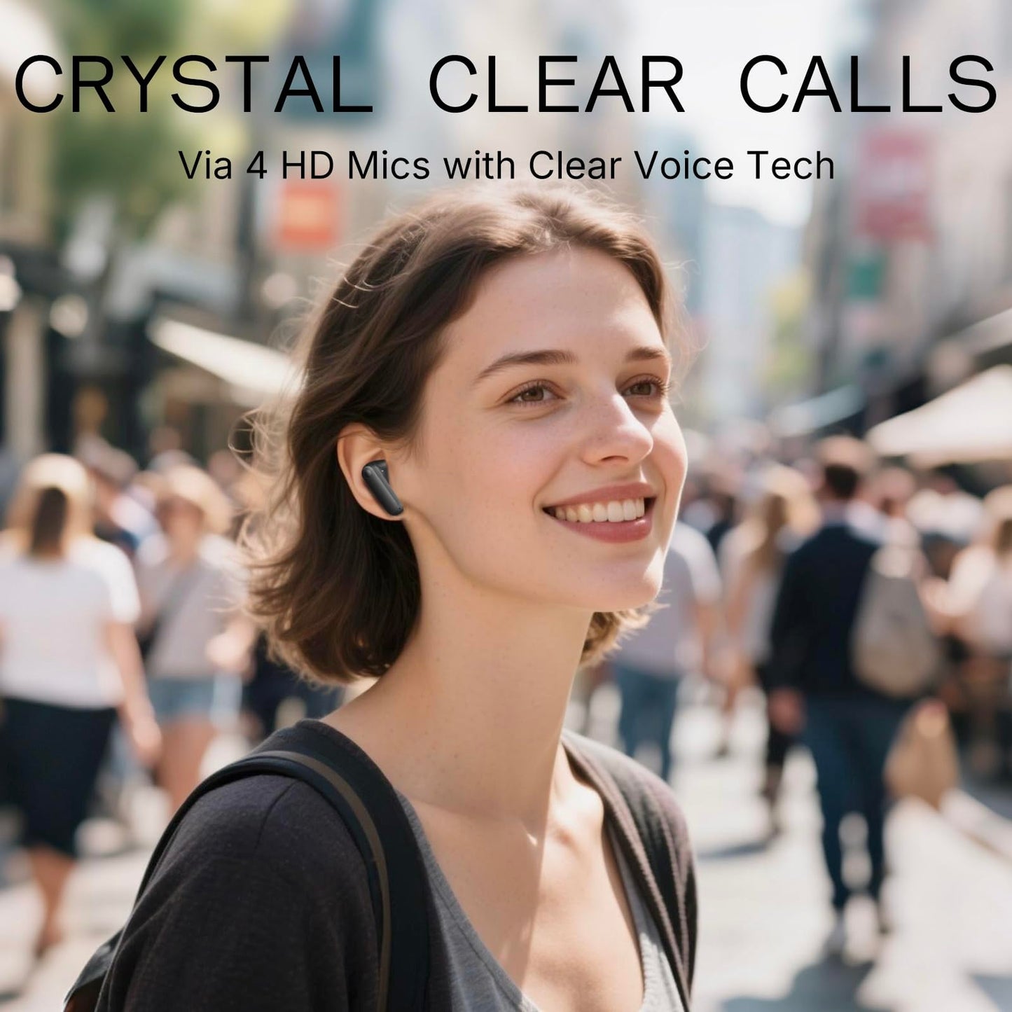 CMF Buds 2a β Wireless ANC Earbuds with 42dB Hybrid Noise Cancellation, Deep Bass 12.4mm Drivers, Quad Mic Clear Calls, Bluetooth Connectivity, Sport-Fit Design & Fast Charging Case | 1-Year Warranty | Easy 14-Day Returns