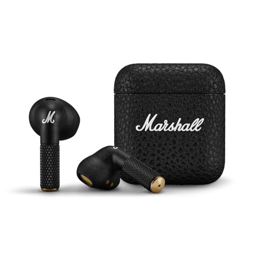 Marshall Minor IV – True Wireless In-Ear Earbuds with Signature Sound, 30+H Playtime, Bluetooth Multipoint, Touch Controls, Customizable EQ + Free Protective Carry Case | 1-Year Warranty | Easy 14-Day Returns (US Model)