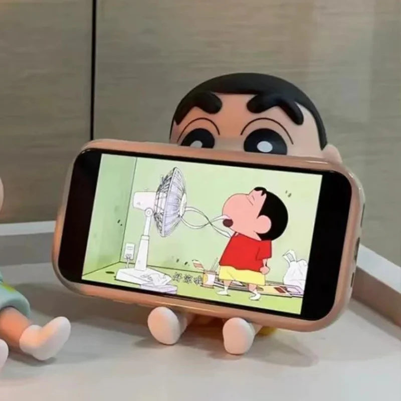 Shinbu: ShinChan Mobile Phone Stand, Cute Phone Holder for Desk & Tabletop Use for Daily Utility & Gifting