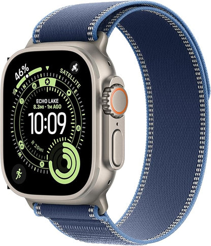 Apple Watch Ultra 3 (GPS + Cellular, 49mm) – Rugged Titanium Multisport Smartwatch with Always-On Retina Display, Advanced Health & Fitness Tracking, Satellite Communication, Precision GPS, Water-Resistant Design + Free Ocean Band