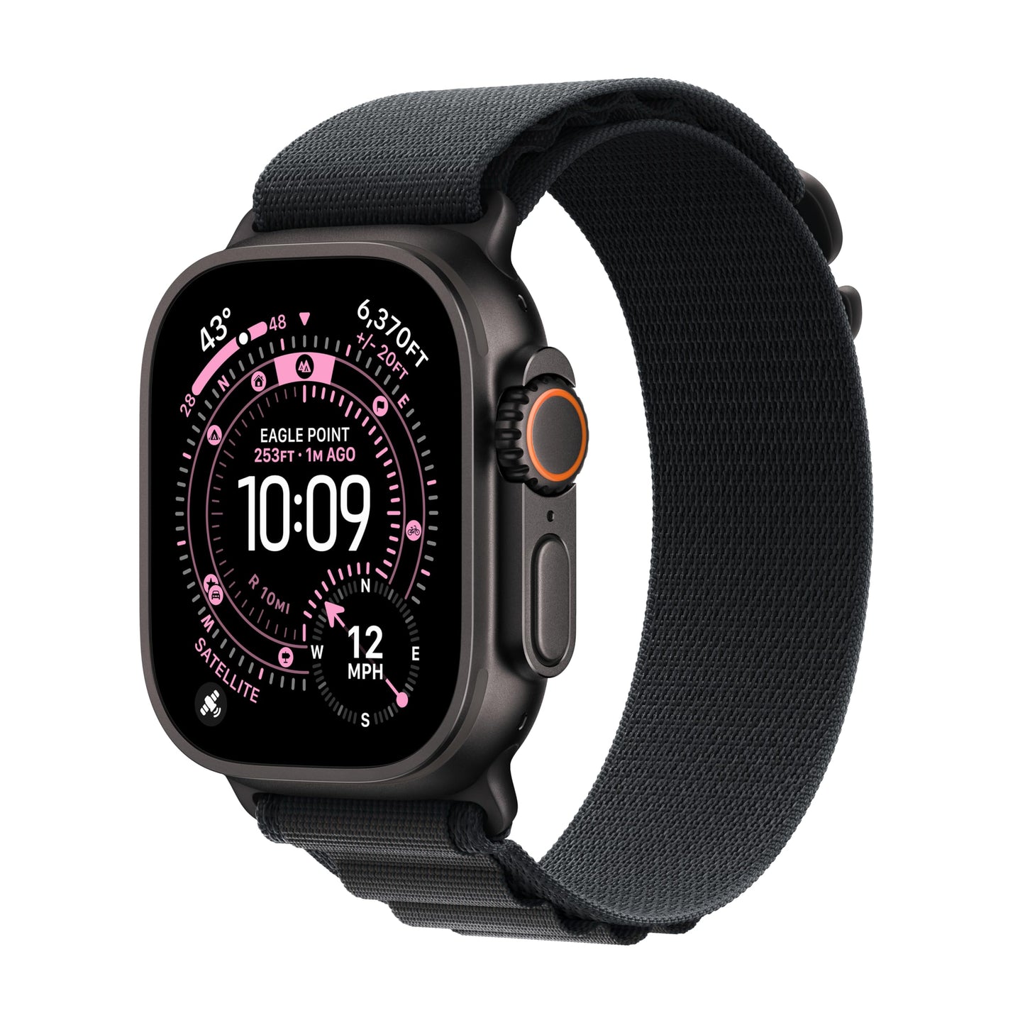 Apple Watch Ultra 3 (GPS + Cellular, 49mm) – Rugged Titanium Multisport Smartwatch with Always-On Retina Display, Advanced Health & Fitness Tracking, Satellite Communication, Precision GPS, Water-Resistant Design + Free Ocean Band