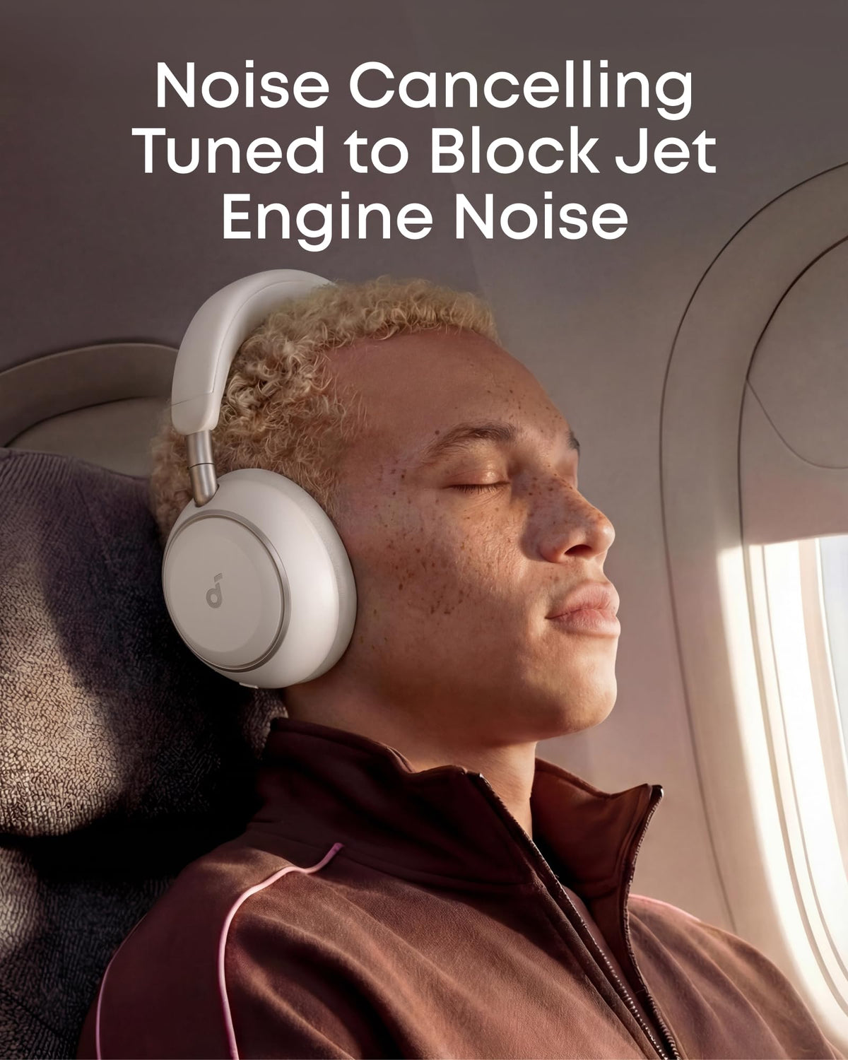 Soundcore Space 2 – Wireless Active Noise Cancelling Headphones with Hi-Res LDAC Audio, 50H Battery Life, Dual Device Connection, Clear Calls, Bluetooth 6.1, Nap Mode & Wearing Detection + Free Carry Pouch | 1-Year Warranty | Easy 14-Day Returns