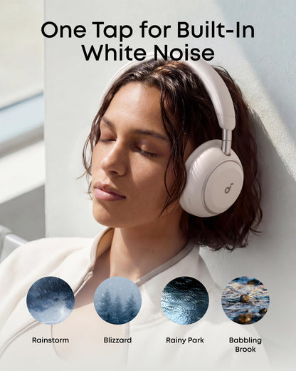 Soundcore Space 2 – Wireless Active Noise Cancelling Headphones with Hi-Res LDAC Audio, 50H Battery Life, Dual Device Connection, Clear Calls, Bluetooth 6.1, Nap Mode & Wearing Detection + Free Carry Pouch | 1-Year Warranty | Easy 14-Day Returns