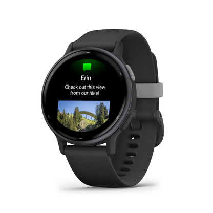 Garmin Vivoactive 5 – GPS Health & Fitness Smartwatch with AMOLED Display, Advanced Heart Rate & Sleep Tracking, Built-In GPS, Up to 11-Day Battery Life, Smart Notifications, Lightweight Aluminum Design + Free Magnetic Charger