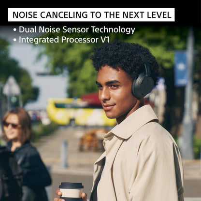 Sony WH-CH720N – Wireless Noise Cancelling Headphones with Crystal-Clear Calls, Deep Bass Stereo Sound, Bluetooth Connectivity, Alexa Built-In, Lightweight Over-Ear Comfort, Long Battery Life + Free AUX Cable | 1-Year Warranty | Easy 14-Day Returns