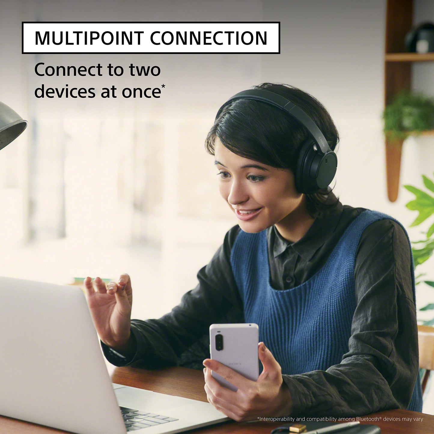 Sony WH-CH720N – Wireless Noise Cancelling Headphones with Crystal-Clear Calls, Deep Bass Stereo Sound, Bluetooth Connectivity, Alexa Built-In, Lightweight Over-Ear Comfort, Long Battery Life + Free AUX Cable | 1-Year Warranty | Easy 14-Day Returns
