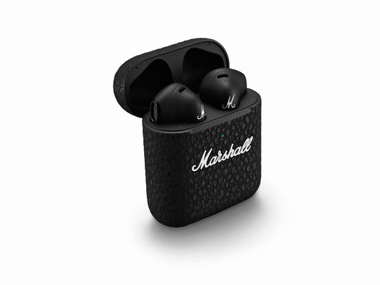 Marshall Minor III – True Wireless In-Ear Earbuds with Balanced Sound, 25H Playtime, Built-In Mic for Clear Calls, Splash-Resistant Design, Touch Controls + Free Protective Case | 1-Year Warranty | Easy 14-Day Returns