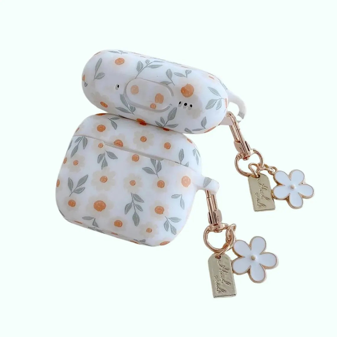 Flower Print AirPods Pro Case - Blooming Floral Protection Cover For Your AirPods 4
